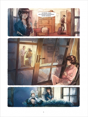 La grande ourse, Bordier Elsa, Sanoe, Soleil, roman graphique, initiatique, fééerique, introspection.