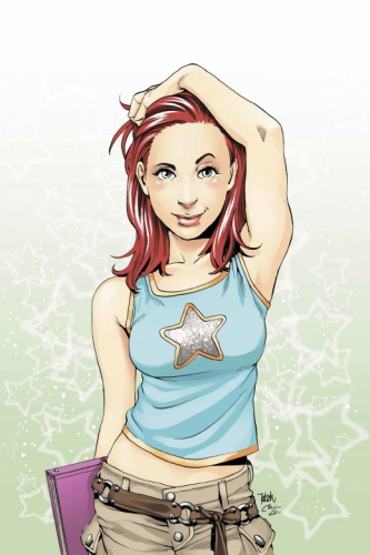 pin up,marvel comics,spider-man,mary jane watson,alex miranda,adam hugues