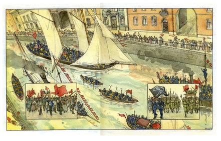 Octobre 17, Seuil Delcourt, Révolution Russe, Patrick Rotman, Benoît Blary, Trotski, Lénine, Staline, Bolchévique