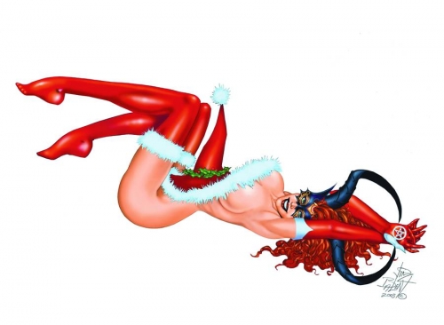 pin up,christmas girls,noël