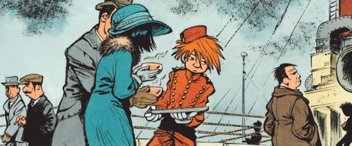 Il s'appelait Ptirou, Dupuis, Laurent Verron, Yves Sente, Aventures, paquebot, 1929, origines de Spirou