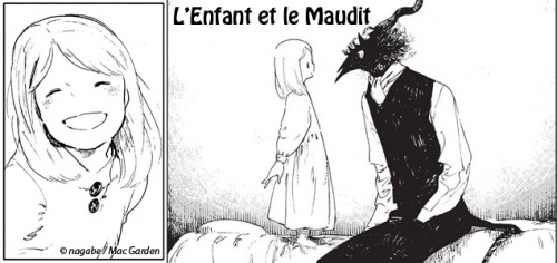 L'enfant et le maudit, Nagabe, Komikku, Seinen, dark-fantasy, conte, légendes, tranche de vie.