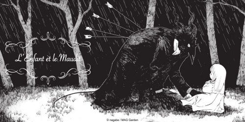 L'enfant et le maudit, Nagabe, Komikku, Seinen, dark-fantasy, conte, légendes, tranche de vie.