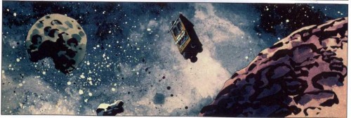 Capitol, Valérian, l'armure du Jakolass, Manu Larcenet, Christin, Mézières, Dargaud, Anticipation, Science fiction, Humour