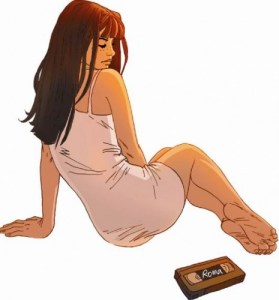Marie nuit à rome.JPG