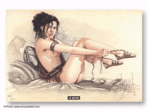 delaby,pin up,sexy,femme,murena