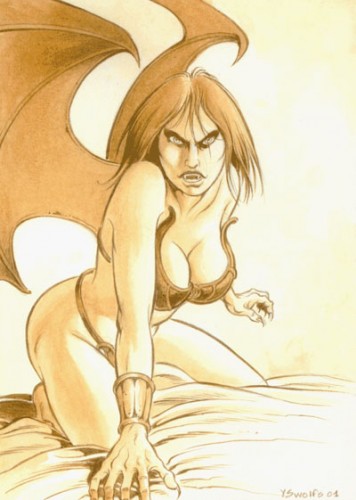 swolfs,pin up,femme,sexy,vampire