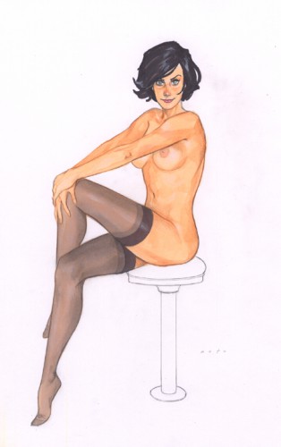 pin up,femme,sexy,noto