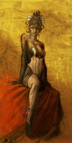 pin up,sexy,femme,ricci