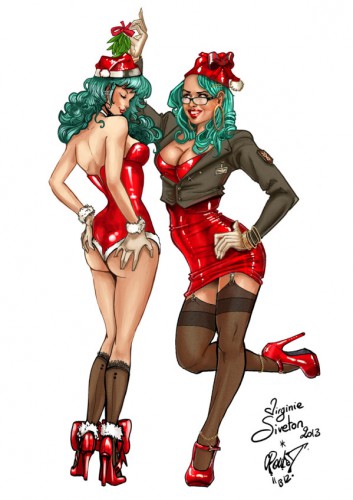pin up,sexy,femme,mere,noel,hugault,labrosse,minus,bellamy,poulat,siventon