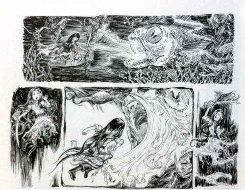 la fille maudite du capitaine pirate,bastian,editions de la cerise,pirates,aventures,fantastique,onirique,gustave doré,dürer,9.510,052014