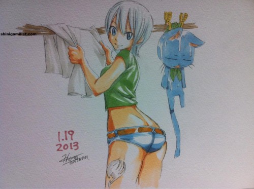 pin up,femme,sexy,hiro mashima,manga