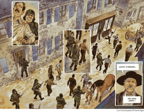 les souliers rouges,tome 1,geroeges,aventures,historique,1944,amitiés,guerre