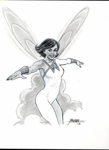 pin up,femme,sexy,george perez,super heros,comics