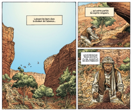 down under,terra nullius,poussières de rêve,l'homme de kenzie s river,sergeef,pezzi,chagnaud,glénat,australie,outback,bush,aborigènes,western,road movie