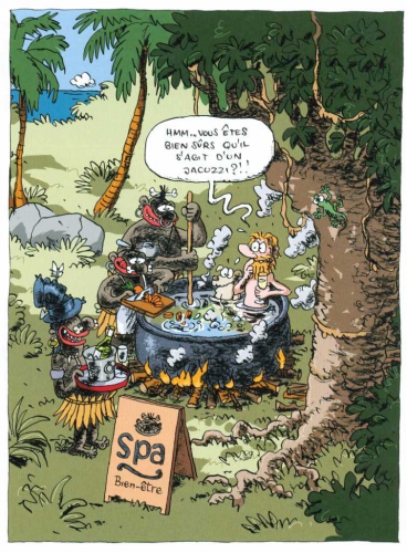 L'île carrément perdue, Cromheecke, Sti, Kramiek, 8/10, humour, 04/2015.