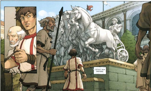 Gloria victis, Guerrero, Fernandez, Le Lombard, 7/10, Histoire, antiquité, jeux du cirque, courses de chars, 04/2015