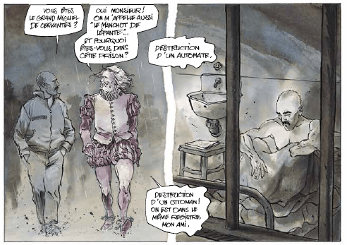 un certain cervantès,lax,futuropolis,don quichotte,littérature,adaptation,chronique sociale,road movie,injustice sociale,910,042015