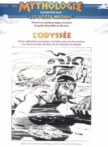 les petits mythos 6,les desous de l'odyssée,cazenove,larbier,bamboo,30 mars 2016,mythologie,humour