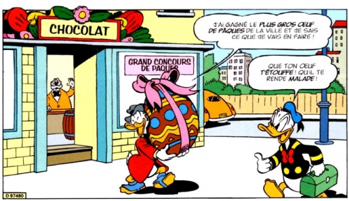 walt disney,donald et picsou,glénat,pâques