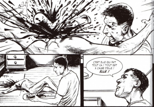 le signe,angoisse,fantastique,horreur,noir et blanc,philippe thirault,manuel garcia