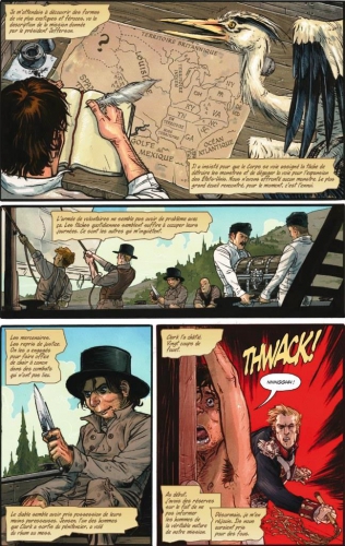 manifest destiny,tome 1,la faune et la flore,dinguess,roberts,delcourt,contrebande,15 juin 2016,western,fantastique,horreur