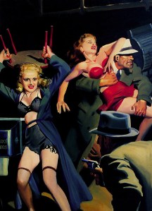 pin up,pulp art,thriller & romance magazines