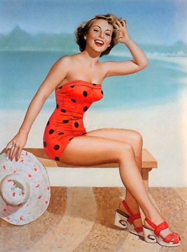 pin up,girls,dessous chics,bikinis choc