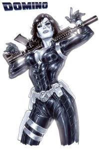 pin up,domino,sexe,marvel,x-force,tueuse,violence