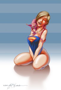 pin up,nigel hendrickson,comics,super girls,sexy girls