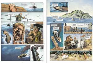 L'île du Docteur Moreau, HG Wells, Dobbs, Fiorentino, Glénat, Classique, science-fiction, aventure.