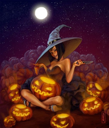 pin up,halloween,rafa teruel,joe pekar,loopydave,