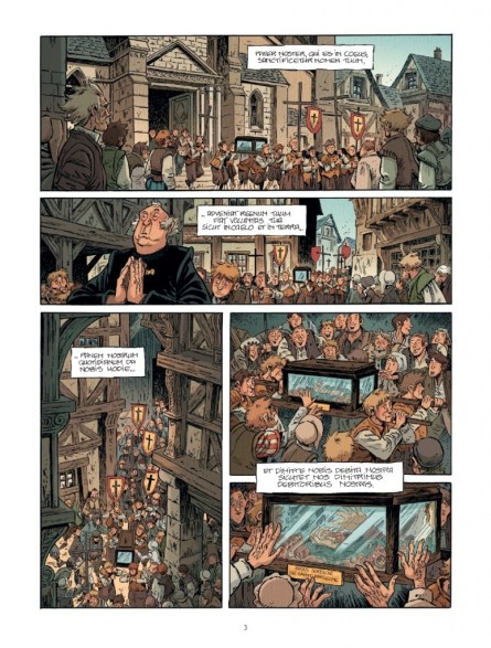 Le cimetière des innocents, Oriane et l'Ordre des morts, Grand Angle, Xavier Fourquemin, Philippe Charlot, Moyen-Âge, Religion, Obscurantisme