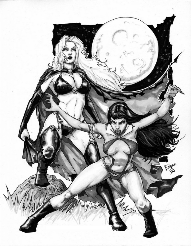 Lady Death_Vampirella-Edgar Salazar