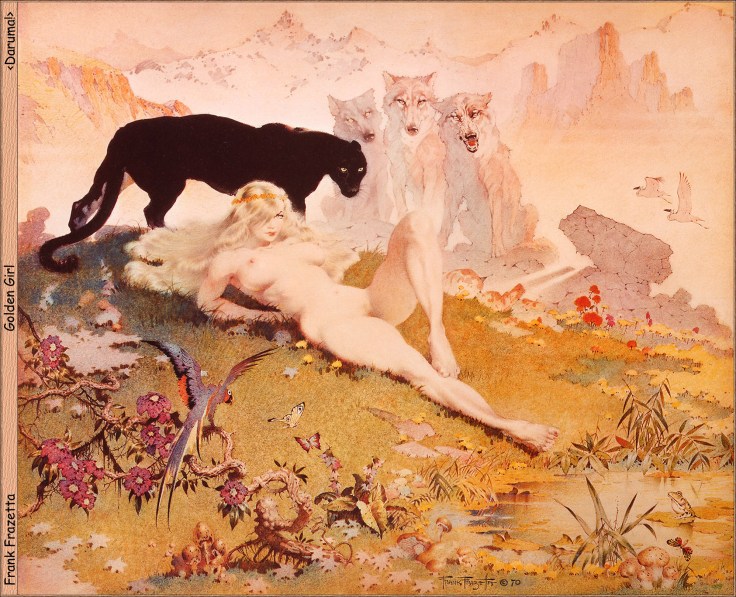 43_Daruma!__Frank_Frazetta__Golden_Girl