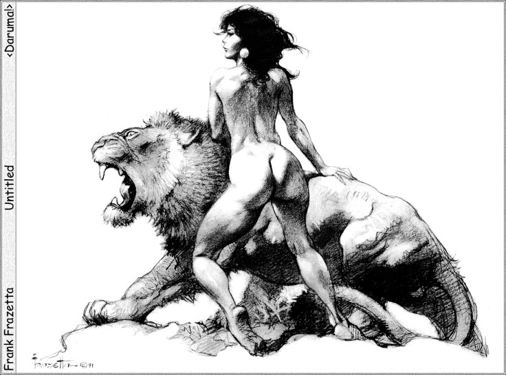 81_Daruma!__Frank_Frazetta__Untitled