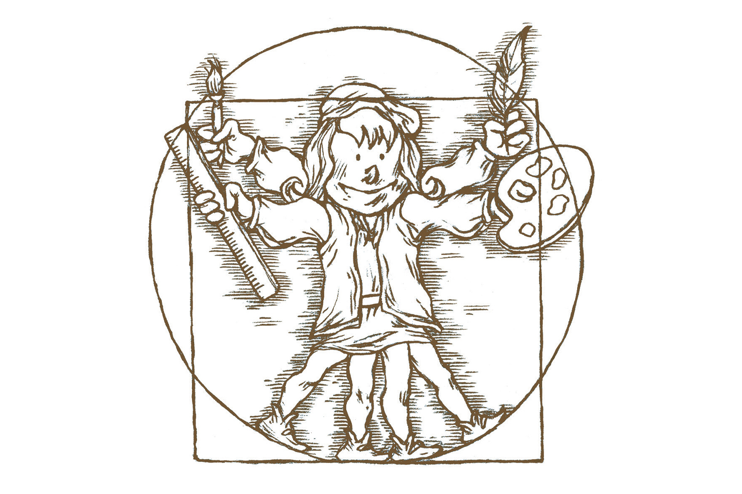 le petit leonard de vinci - les petits genies - boite a bulles logo