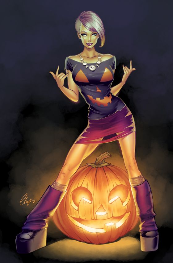 pin-up halloween