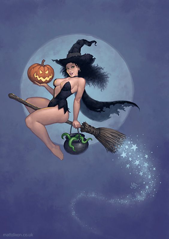 pin-up witch