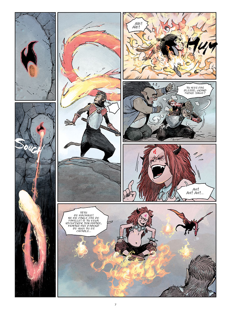 Le roi singe_Chaiko_Paquet_les monts flamboyants_scan