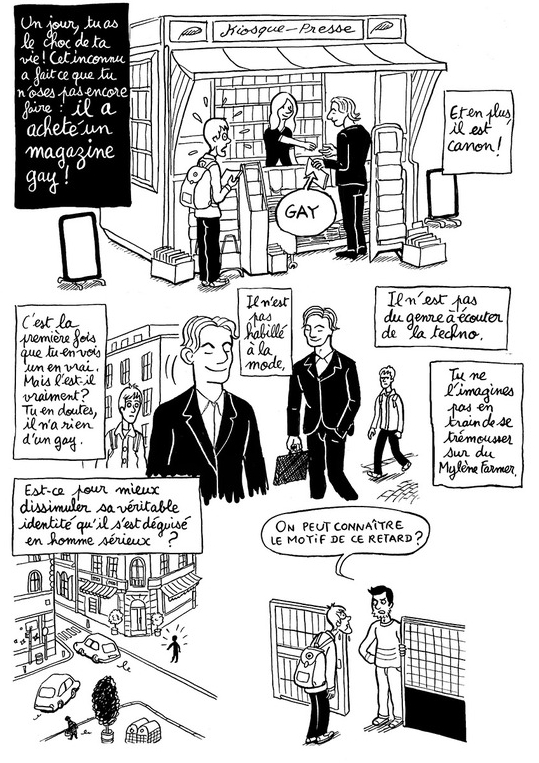 hugo est gay_dans la peau d un jeune homo_Hugues Barthe_La boite a bulle_extrait2