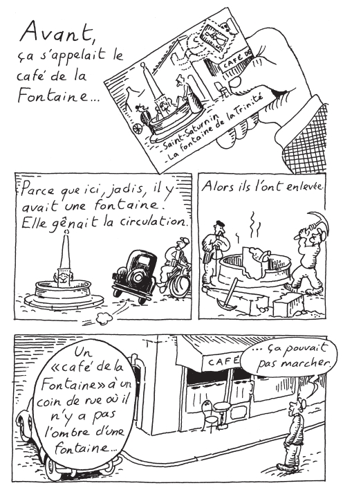 Les dessous de Saint-Saturnin_Le bistrot d emile_Bruno Heitz_gallimard bande dessinee_extrait