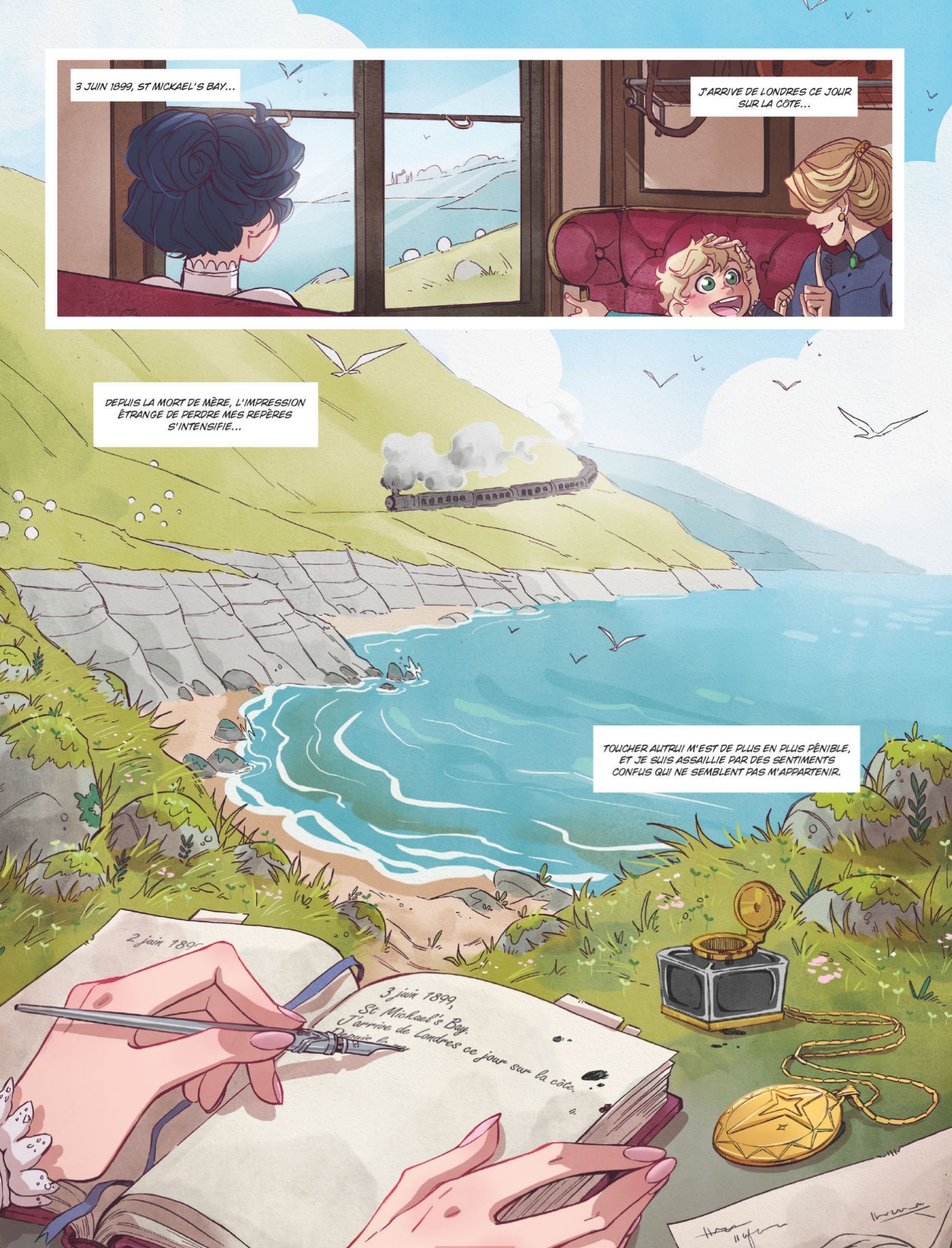 Amelie Woods_T01_Le manoir de Lady Heme_Carole Breteau_Morgane Lafille_Glenat_Vent d-Ouest_extrait