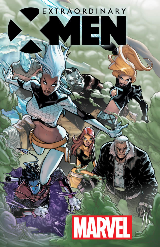 EXTRAORDINARY X-MEN #1 cover by Humberto Ramos