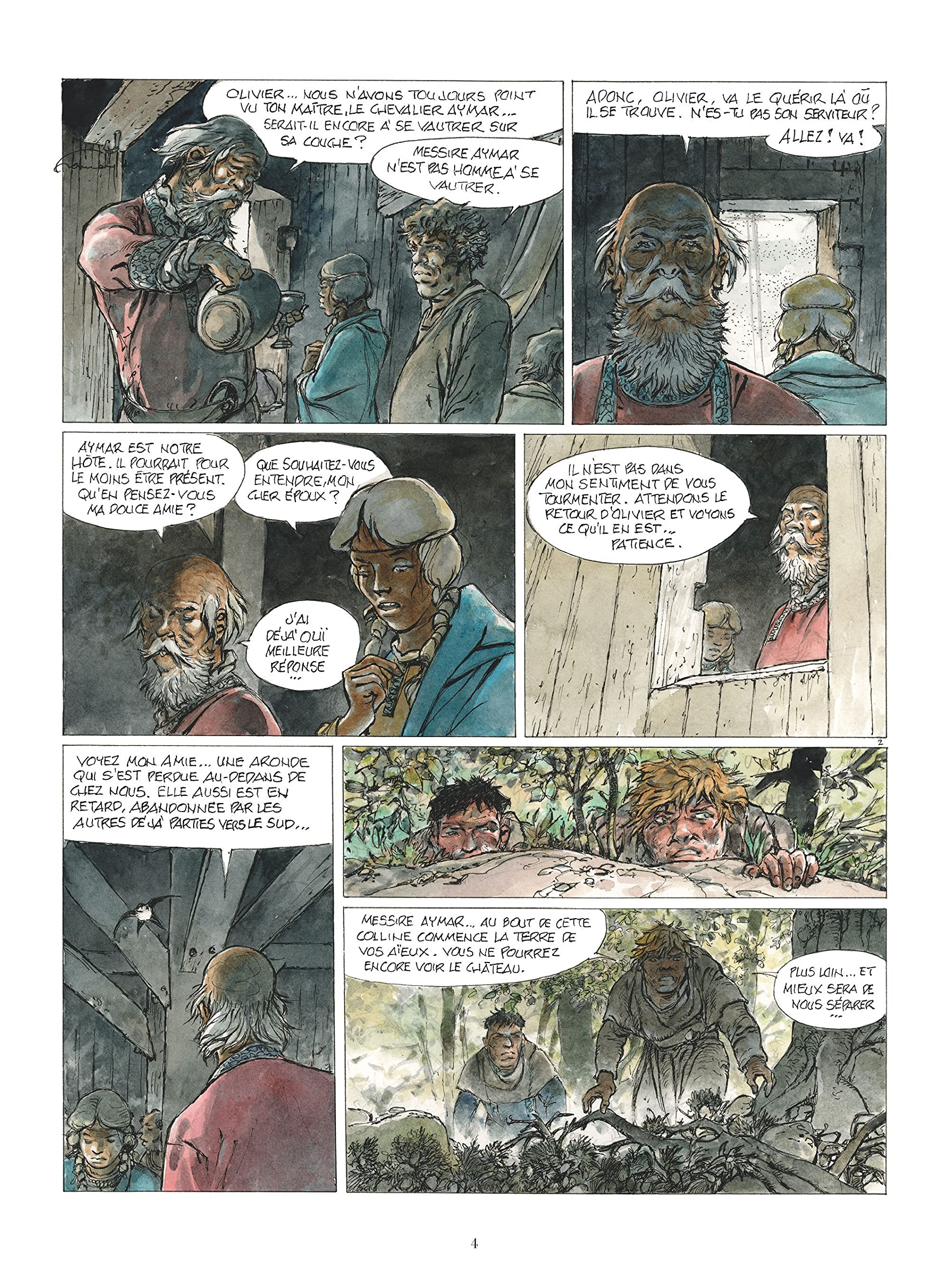 Les tours de bois Maury_L-homme a la hache_Hermann_glenat_historique_page 4