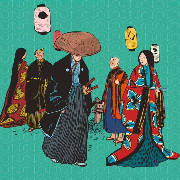 Le clan des Otori_T02_Le silence du rossignol_Lian Hearn_Stephane Melchior_Benjamin Bachelier_Gallimard_illustration