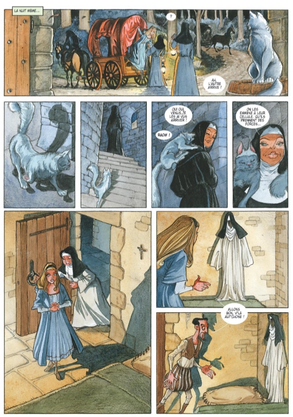 Les Mantes Religieuses_T01_L-evasion de l-araignee_Flamand_Swysen_Paty_Soleil edition_extrait