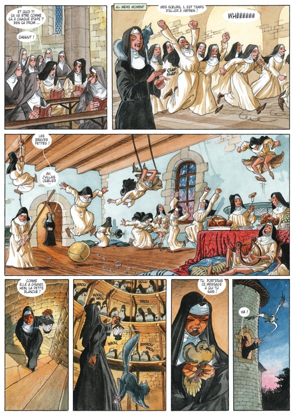 Les Mantes Religieuses_T01_L-evasion de l-araignee_Flamand_Swysen_Paty_Soleil edition_extrait2