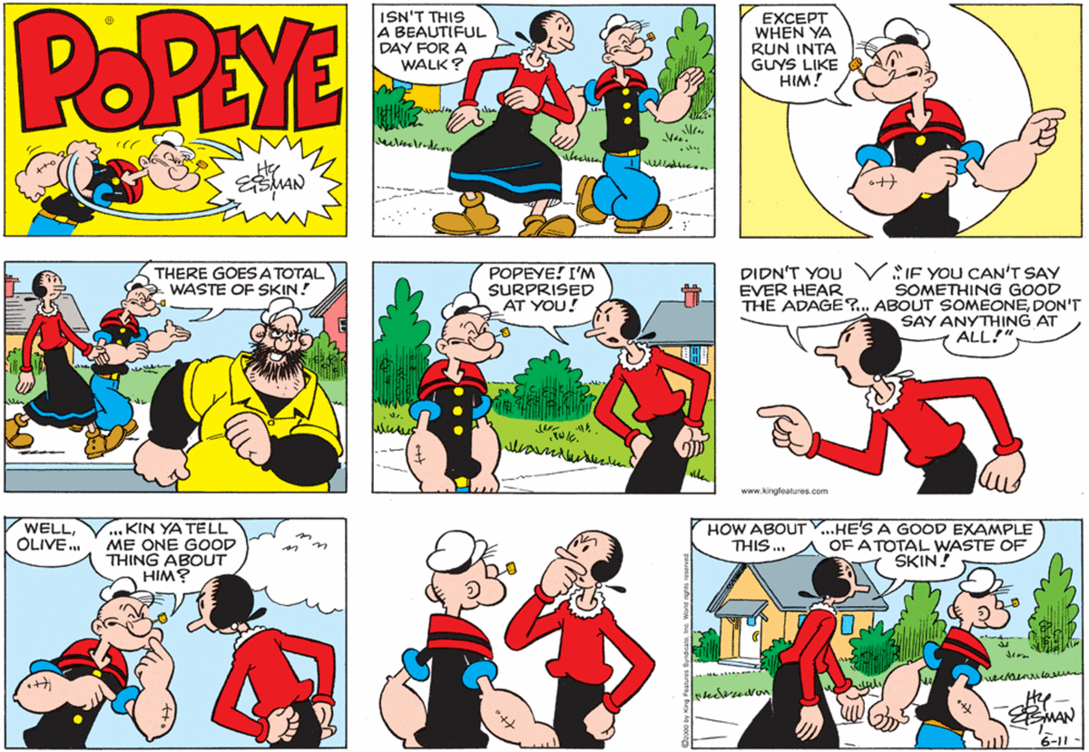 Popeye strip