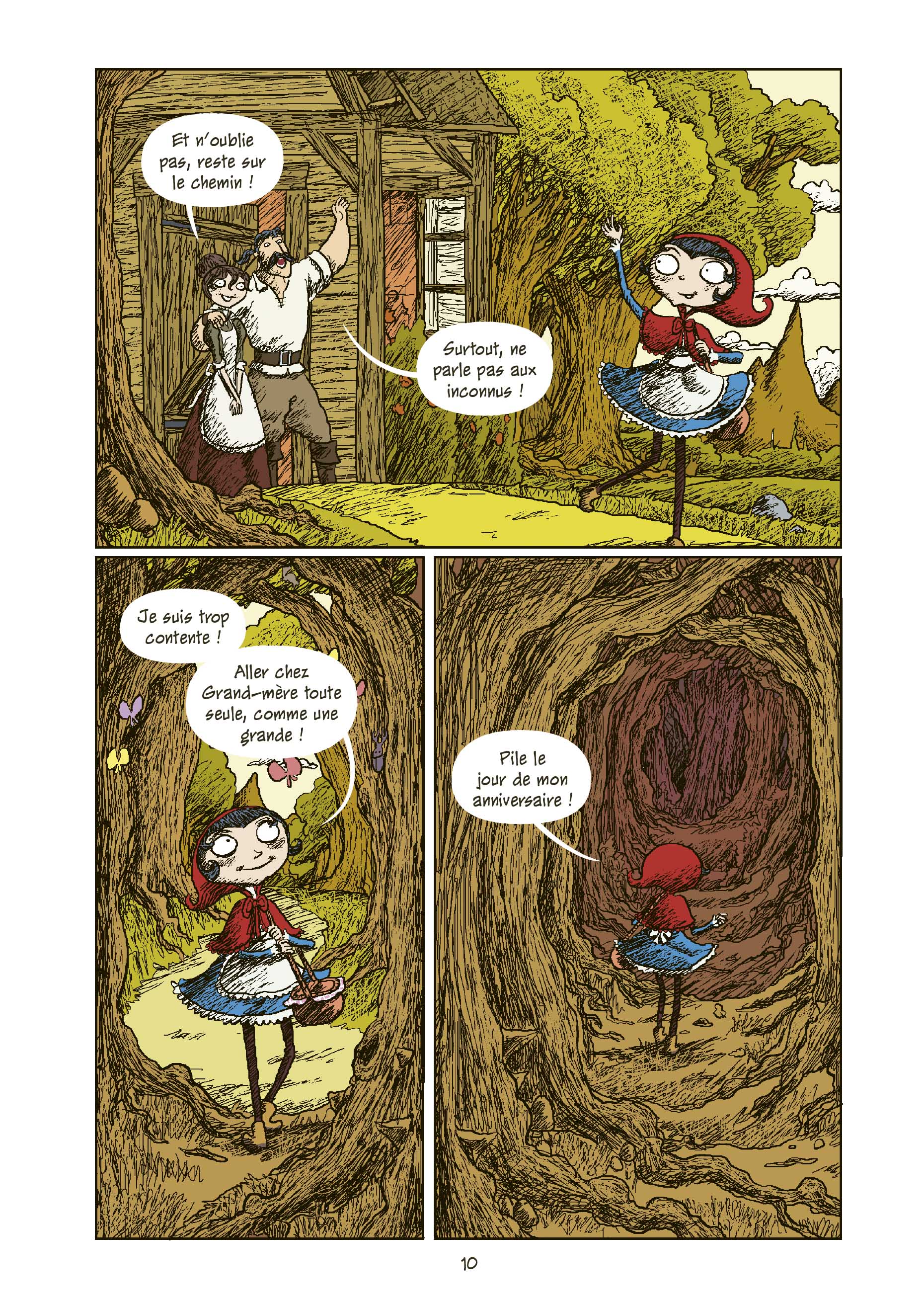 Les merveilleux contes de grimm_Le capuchon rouge_Martin Powell_Victor Rivas_Les aventuriers de l-etrange_extrait